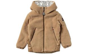 Детская утепленная куртка Moncler, бежевый