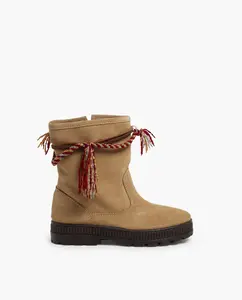 Зимние ботинки для девушки хиппи Pisamonas, бежевый