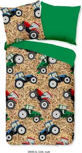 Пододеяльник Good Morning 135x200 + 1* 80x80 см - трактор Muller Textil