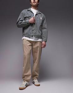 Мешковатые брюки Topman Essential в цвете Stone