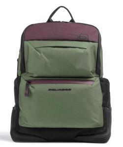 Рюкзак Corner H2O 15 дюймов из переработанного нейлона Piquadro, зеленый