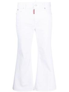 Dsquared2 укороченные джинсы White Bull, белый