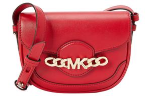 Холли Искусственная Кожа Плечевая Сумка Кроссбод Сверхмалая Красная MICHAEL KORS