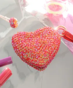 Сумочка в форме сердца с пайетками BF Bayflow, цвет Red 30