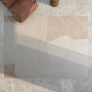 AOVOC Ковер 160х230 см для гостиной/спальни в стиле ваби-саби, Yala Pink 07, современный