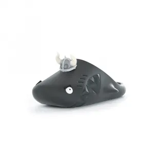 Сандалии Sharkicks Mule Viking Pirate с закрытым носком унисекс HelloSlippers, Black