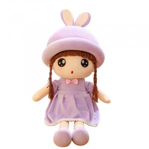 Плюшевая кукла Bunny Ears Sweetheart Princess Fat Fat Dragon, фиолетовый