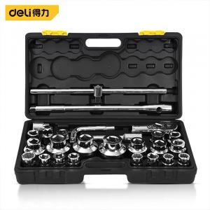 Deli набор из 26 предметов, серия 19 мм, набор сверхмощных головок с трещоткой, набор инструментов для ремонта автомобилей, ящик для инструментов DL1026B