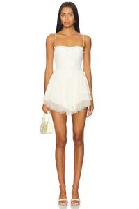 Анализ мини-платья Majorelle, белый