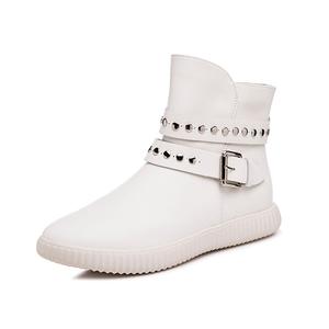 Cachiotti Черно-белые женские ботинки на шнуровке с мягкой подкладкой, цвет White Padded