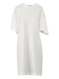Миди-платье-футболка с короткими рукавами Fabiana Filippi, белый