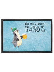 Коврик Mr & Mrs Panda Pinguin Bier, цвет eisblau