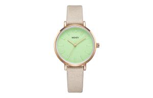 Disney Часы Quartz Movement Leather Strap Watch Women's Watch Green Dial