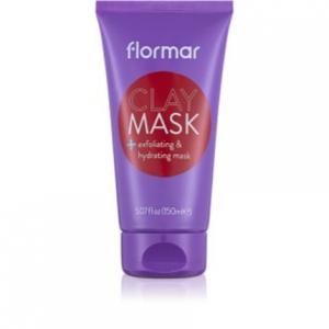 Глиняная маска 150 мл - отшелушивающая и очищающая маска для лица с глиной Flormar