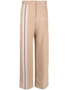 Широкие брюки с лампасами PALM ANGELS, нейтральный