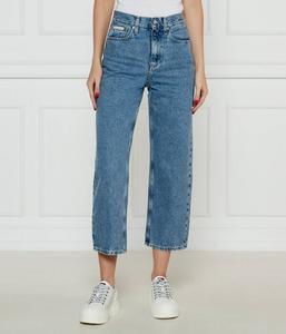 Джинсы женские Calvin Klein Jeans широкие короткие, синий