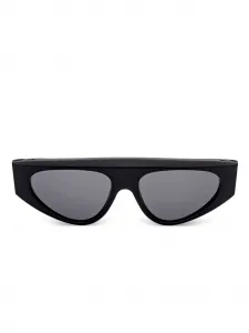 Солнцезащитные очки в овальной оправе Sportmax, черный