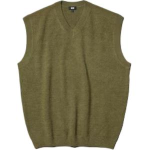 UNIQLO Мужские майки olive green