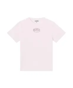 Футболка Essentials Ganni, розовый