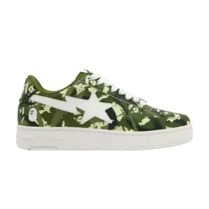 Кроссовки BAPE CLOT x Bapesta 'Digital Camo', зеленый