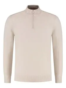 Свитер с высоким воротником и молнией до середины Gran Sasso, нейтральный