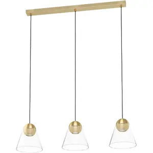 Подвесной светильник CERASELLA GU10 1 шт. Подвесной светильник из латуни и стали - включая GU10 - 4,5 Вт Eglo, Messingfarben