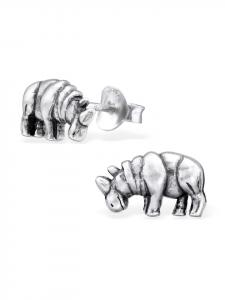 Bungsa Серебряные серьги-гвоздики