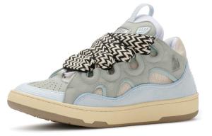 Кожаные кроссовки Curb Light Blue Gum женские Lanvin, Original Shoe Box Included