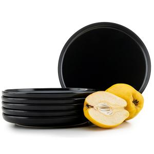 Набор тарелок KONSIMO, 20x2x20 см, черный