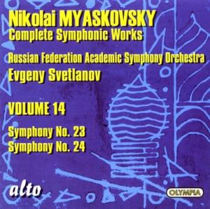 CD диск Myaskovsky / Russian Federation Sym / Svetlanov: Complete Symphony Suite No. 23 in A minor Op. 56
