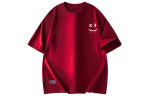 Футболка унисекс LA'T.WEEKEND, Burgundy (260G Heavyweight 100% Cotton Twin Yarn)