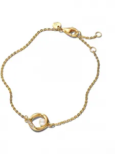 Браслет из культивированного пресноводного жемчуга органической формы, инкрустированного бриллиантами и обработанного жемчуга Pandora, золото