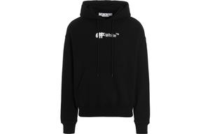 OFF WHITE Вышитая Худи Helvetica Skate OFF-WHITE, Черный