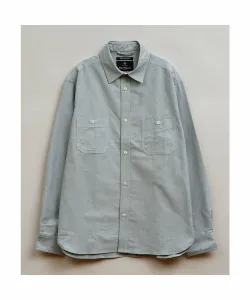 Мужская рабочая рубашка Оксфорд/Рабочая рубашка-поло Nigel Cabourn, цвет Green