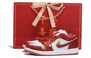 Jordan Баскетбольные кроссовки Air 1 Slip-Ant-Coat с низким верхом в винтажном стиле, женские, ярко-красные