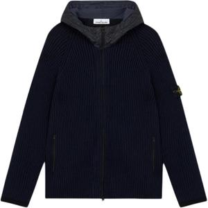 Толстовка на молнии Stone Island, ink синий