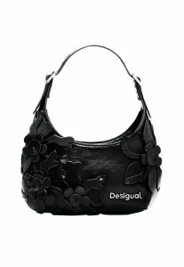 Маленькая сумочка с цветочной аппликацией Desigual, Black