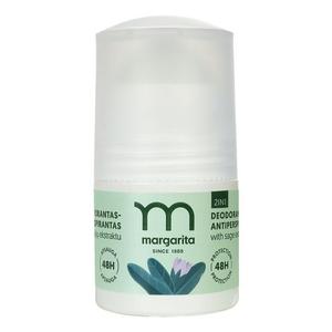 Дезодорант-Антиперспирант 2в1 с экстрактом шалфея Margarita, 50 мл