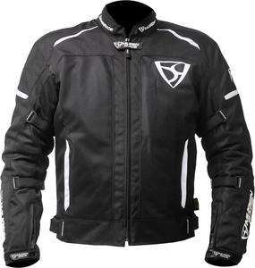 Мотоциклетная текстильная куртка MUGENRACE fuggire-a, Black/White