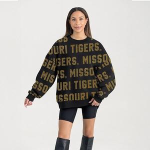Женский черный свитшот Missouri Tigers Hype Era Gameday Couture