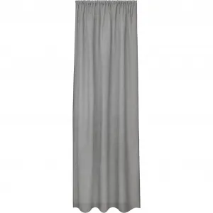Герстерская штора «Анзо», (1 шт.), готовая штора однотонная Gerster, антрацит