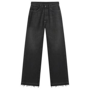 Maison Margiela Выстиранные черные джинсы