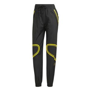 Штаны stella mccartney truepace плетеные штаны Adidas, черный