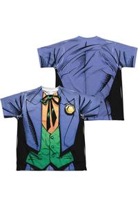 Футболка с коротким рукавом для детей с принтом Бэтмен и Джокер (спереди/сзади) Gildan, белый