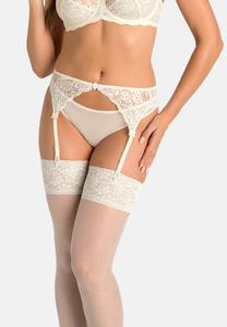 Колготки Teyli Strumpfgürtel aus Mesh, экрю