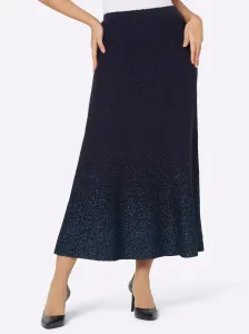 Трикотажная юбка Creation L, цвет морской волны