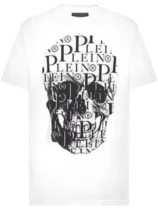 Футболка с принтом Philipp Plein, белый