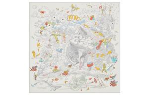 Шёлковый шарф HERMES для женщин