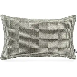 Декоративная подушка Linova подушка для улицы с наполнителем, 45x45 см, декоративная подушка, шалфей, с узором H.O.C.K., Anthrazit,schwarz + gemustert