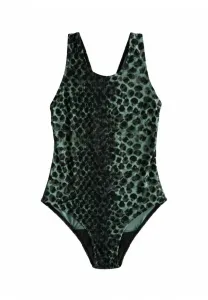 Купальник Next, Green/Black Leopard Print